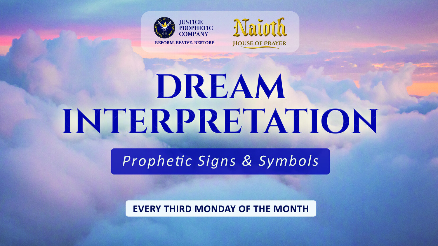 Dream Interpretation: Prophetic Signs & Symbols