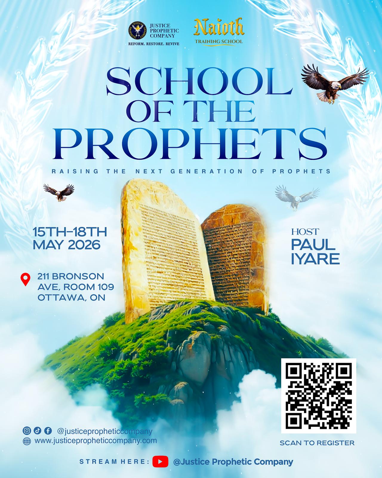 School of the Prophets 2026